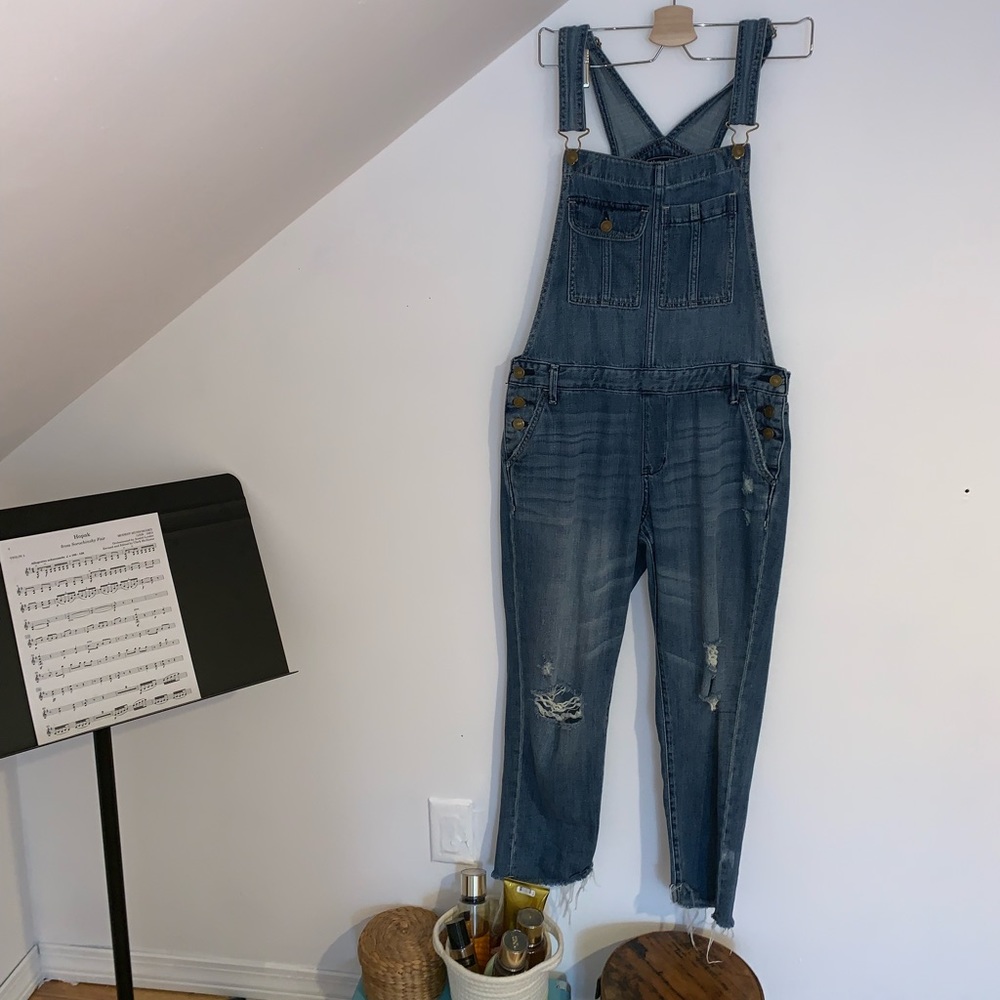 Abercrombie Boyfriend fit Overalls